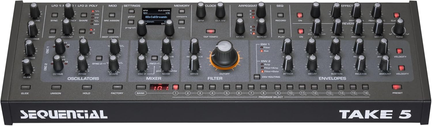 Sequential Take 5 Polyphonic Desktop Synthesizer Module