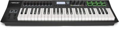Nektar Panorama T4 MIDI Controller Keyboard Bundle with Keyboard Stand and Accessories