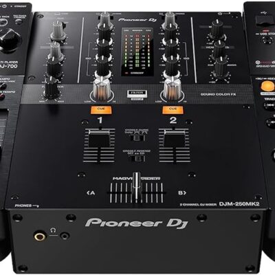 Pioneer DJ DJM-250MK2 2-Channel DJ Mixer,Black