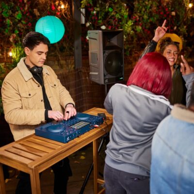 71nDasOH3zL. AC SL1366 AlphaTheta OMNIS-Duo Portable All-in-One Battery Powered DJ Controller