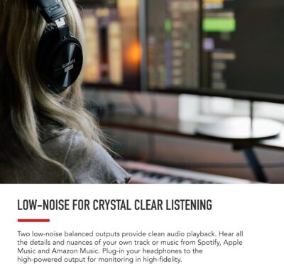 Focusrite Scarlett Solo 3rd Gen USB Audio Interface for Guitarists, Vocalists, Podcasters or Producers to record and playback studio quality sound