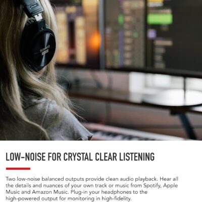 Focusrite Scarlett Solo 3rd Gen USB Audio Interface for Guitarists, Vocalists, Podcasters or Producers to record and playback studio quality sound