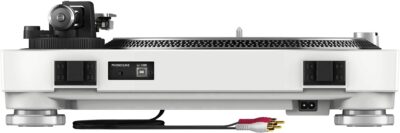 Pioneer DJM-250MK2 2-channel DJ Mixer with Pioneer PLX-500 White Direct Drive Turntables (Pair)