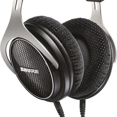 Shure SRH1540 Premium Closed-Back Headphones with 40mm Neodymium Drivers for Clear Highs and Extended Bass, Built for Professional Audio/Sound Engineers, Musicians and Audiophiles (SRH1540-BK)