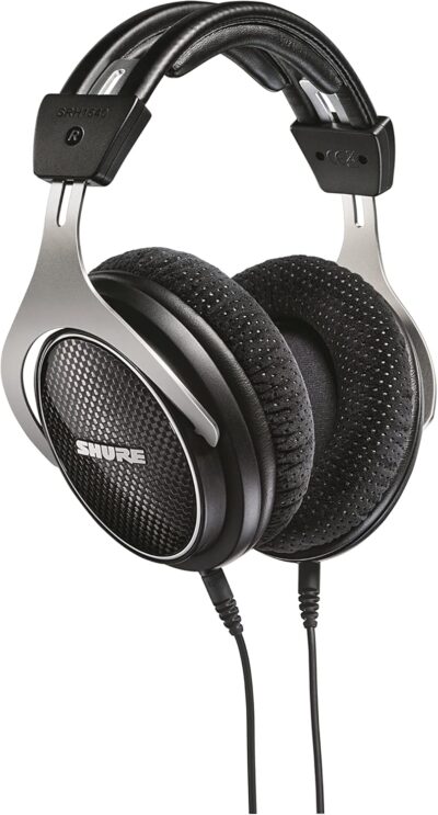 Shure SRH1540 Premium Closed-Back Headphones with 40mm Neodymium Drivers for Clear Highs and Extended Bass, Built for Professional Audio/Sound Engineers, Musicians and Audiophiles (SRH1540-BK)
