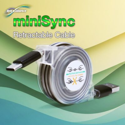 BoxWave Cable Compatible with Keith McMillen Instruments QuNeo MPE – miniSync – USB-A to USB Type-C, Retractable Cable 5 Pre-Set Lengths Avoid Tangles