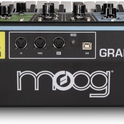 MOOG Grandmother Semi-Modular Analog Keyboard Synthesizer with 32 Keys, Built-In Arpeggiator, Sequencer and Spring Reverb Tank