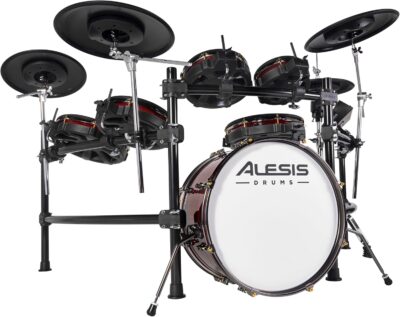 Alesis Strata Prime Electric Drum Set with Touch Screen, Triple-Zone ARC Cymbals, Active Magnetic Hi-Hat Controller, Dual-Zone Mesh Heads, 20 Kick, 215,000 Multi-Channel Samples