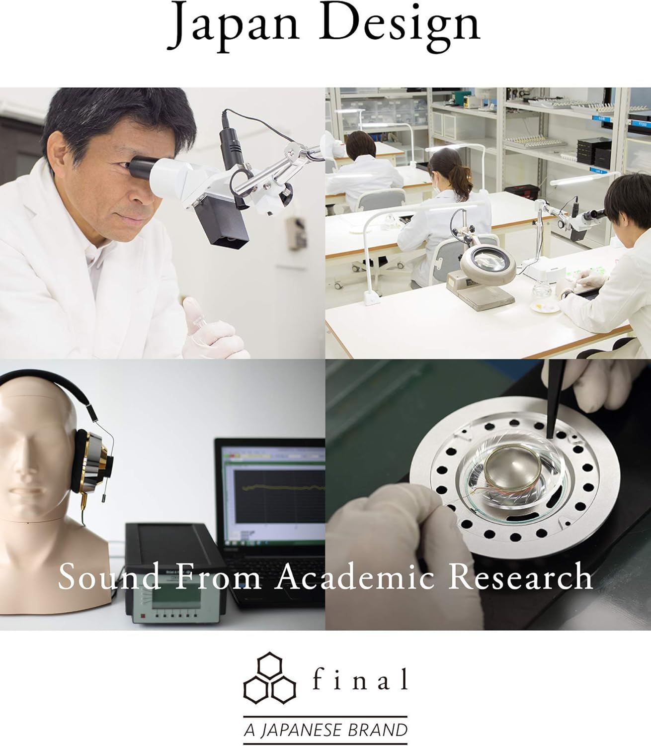 Final E5000 in Ear Isolating Earphones, 6.4mm Dynamic Driver, High-Resolution, Stainless Steel Housing, Detachable Silver-Coated MMCX Cable, Swing-Fit Eartips – Stainless Steel