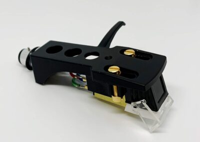 Cartridge and Stylus, Conical needle and Black Headshell with mounting bolts for Technics SL-1200, SL-1210, SL-1600, SL-1610, SL-1700, SL-235, SL-23A, SL-B2, SL-B202
