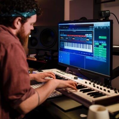 Arturia KeyLab Essential mk3 — 49 Key USB MIDI Keyboard Controller with Analog Lab V Software Included