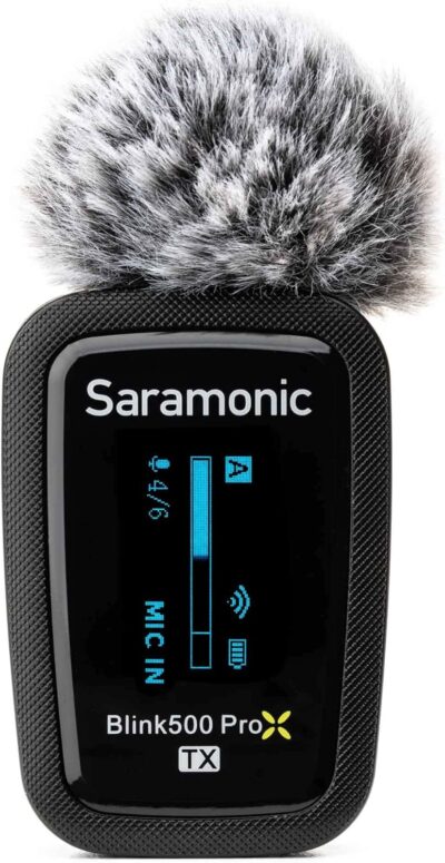 Saramonic Blink 500 Pro X B2 Wireless Microphone for iPhone, 2-Person Wireless 2.4GHz Clip-On Microphone System with Lavaliers for Cameras, Mobile & More, Black