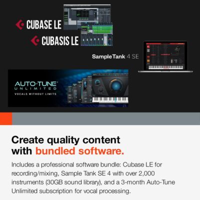 Tascam US-2x2HR 2 Mic 2IN/2OUT High Resolution Versatile USB Audio Interface for Recording, Streaming, Podcasting, Songwriting