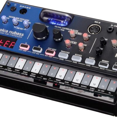 71qU8prc1dL. AC SL1500 Korg Volca Nubass Vacuum Tube Synthesizer Oscillator Circuit w/ 16-step Sequencer and Low-pass Filter