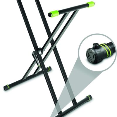 71qrYdWR02L. AC SL1500 GRAVITY STANDS Set with Keyboard Stand X-Form Double and Rapid Desk (KSX 2 RD),Black