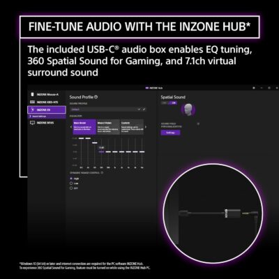 Sony INZONE E9 Wired in-Ear Monitor for Gaming, Tuned for FPS Games, Sound Isolating Earbuds, Comfortable Fit, Low Profile Design, 360 Spatial Sound, Case Included, Developed with Fnatic, Black