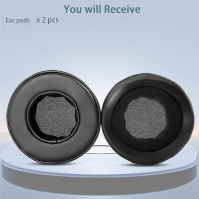 DN-HP1000 Ear Pads Replacement Compatible with Denon DN-HP1000 DN-HP1100 DN-HP 100 1100 DN-HP 100 DN-HP700 DJ Headphones(Protein Leather and Memory Foam Ear Cushions)