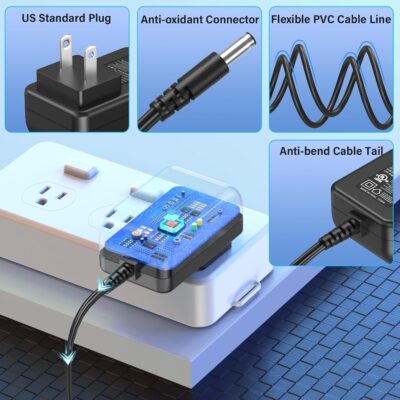 15V DJ Controller Charger Compatible with Native Instruments Power Cord AC Adapter for Maschine Mikro 21947 22550 MK2 Studio NI Traktor Kontrol Audio 2 S2 MK2 MK3 S2MK2 S2MK3 Soundcard System 1.2A