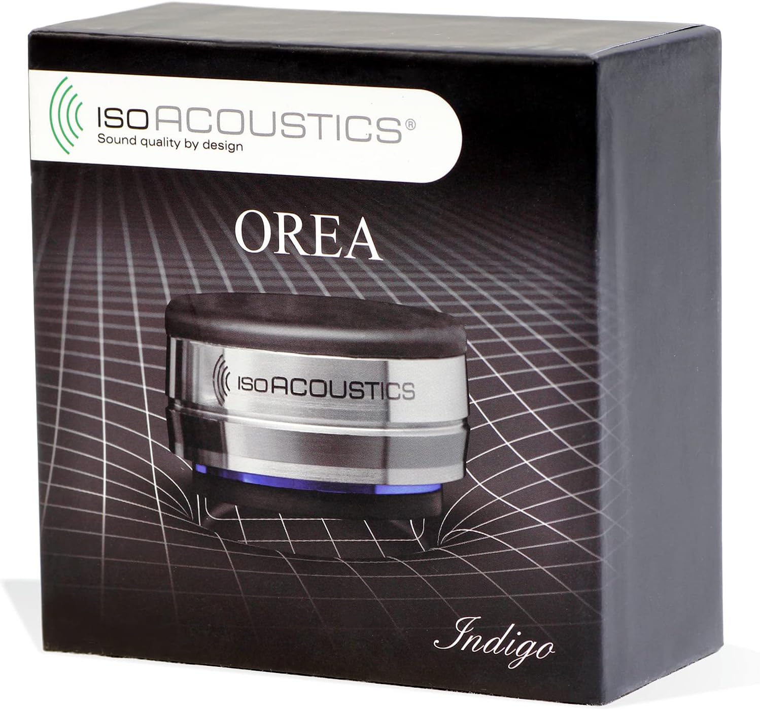 IsoAcoustics Orea Series Audio Equipment Isolators (Indigo – 16 lbs Max/pc)