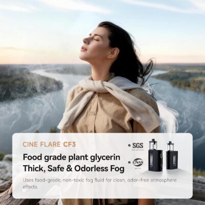 71rZ3 HYJL. AC SL1500 COLBOR CF3 Fog Machine Portable Mini Handheld Smoke Machine for Photography with Remote Control, Small Fogger Haze Maker with 60° Tilt-Protection for Indoor Outdoor Christmas Party Cosplay