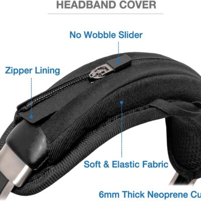 Headband Cushion Cover Compatible with Ultrasone Edition, Signature, PRO, HiFi Version, Edition 5 8 10 11 15, Pro DJ1 480i 780i 550 580i 750 1480i 2500 2900 Headphone, with Hanging Loop