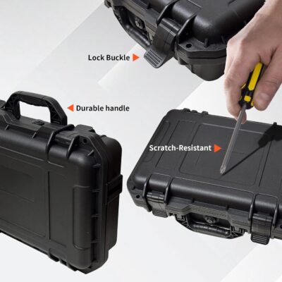 Hard Case for Elektron Digitakt II/Digitone II/Syntakt 12/ Analog Heat MKII Hard Shell Carrying Storage Case Equipped with Comfort Handle with Customizable Foam