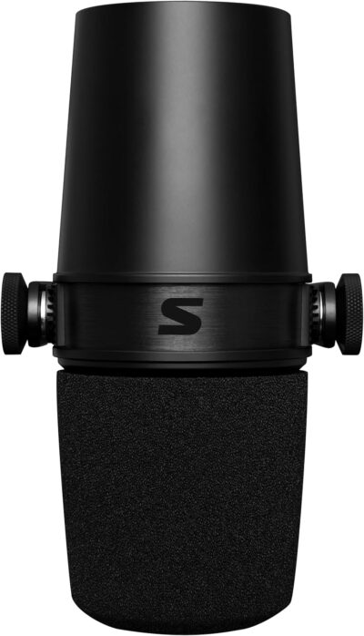 Shure MV7X XLR Dynamic Microphone – Voice-Isolating Cardioid Mic for Podcasting, Vocal Recording & Broadcasting, All-Metal, Black