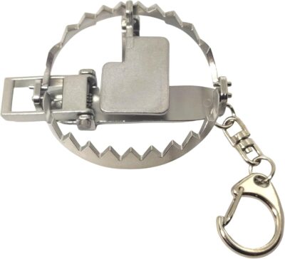 71sCJblXZeS. AC SL1500 Trappy – The Original MINI Bear Trap Keychain That Works – DESTROY Chips and Crackers!