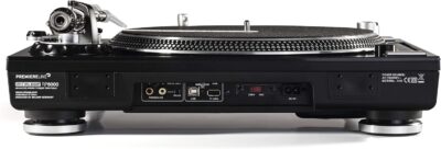 Reloop AMS-RP-8000 RP-8000 Advanced Hybrid Torque Turntable with Upper-Torque Direct Drive, Black