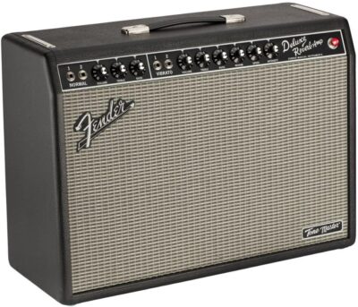 Fender Tone Master Deluxe Reverb Guitar Amplifier, Black, with 2-Year Warranty