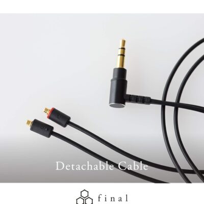 71sUIEVU51L. AC SL1500 Final E4000 in Ear Isolating Earphones, 6.4mm Dynamic Driver, High-Resolution, Aluminium Housing, Detachable OFC MMCX Cable, Swing-Fit Eartips – Black Aluminium