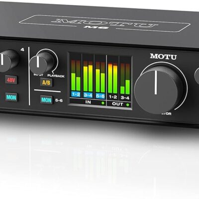 MOTU M6 6×4 USB-C Audio Interface with Studio-Quality Sound