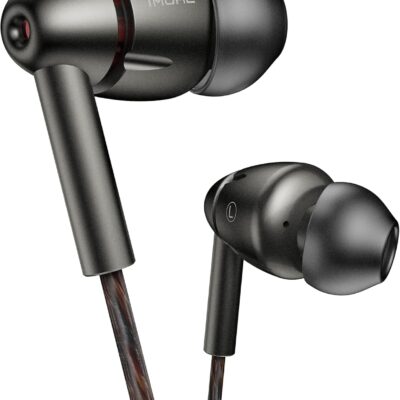 71t U4mf9L. AC SL1500 1MORE Quad Driver in-Ear Earphones Hi-Res High Fidelity Headphones Warm Bass, Spacious Reproduction, High Resolution, Mic in-Line Remote Smartphones/PC/Tablet – Silver/Gray