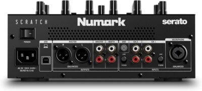 Numark Scratch | Two-Channel DJ Scratch Mixer for Serato DJ Pro (included) With Innofader Crossfader, DVS license, 6 Direct Access Effect Selectors, Performance Pads and 24-Bit Sound Quality