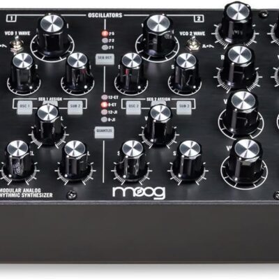 71uORMlnqEL. AC SL1500 MOOG Subharmonicon Semi-Modular Analog Polyrhythmic Synthesizer with Dual Sequencer, MIDI, and Patch Bay