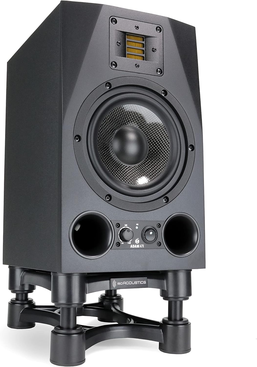 IsoAcoustics Iso-Stand Series Speaker Isolation Stands with Height & Tilt Adjustment: Iso-200 (7.8 x 10) Pair