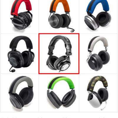 71unSOPOOVL. AC SL1500 Headphone Headband Cover Cushion Compatible with Denon DJ HP700 HP800 HP1000 HP1100 HP2000,DJ MC7000 Headphones Bundle DJ Headphone-Headband Tape Protection