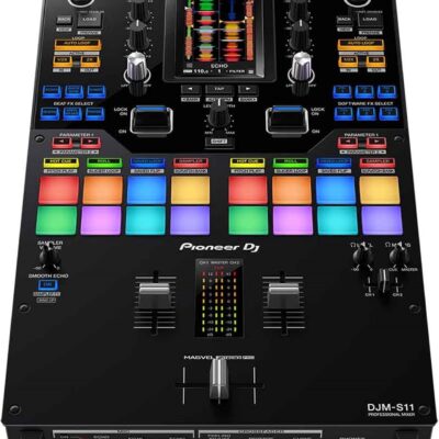 Pioneer DJ DJM-S11 Professional Scratch Style 2-Channel DJ Mixer for Serato DJ Pro or Rekordbox
