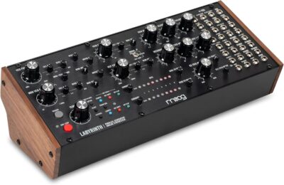 MOOG Labyrinth – Semi-Modular Parallel Generative Analog Synthesizer with Dual Sequencer, Dual Oscillators, VC Wavefolder, VC Filter, Patch Bay