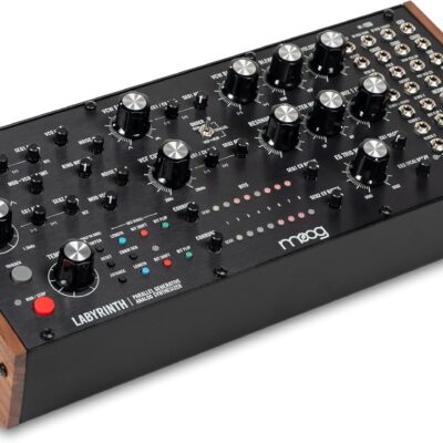 MOOG Labyrinth – Semi-Modular Parallel Generative Analog Synthesizer with Dual Sequencer, Dual Oscillators, VC Wavefolder, VC Filter, Patch Bay