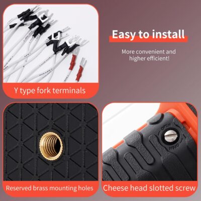 8 Channel Button Wireless Crane Remote Control Industrial Radio Overhead Bridge Hoist Crane Controller 2 Transmitters and Receiver H108 12-65V