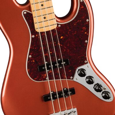 Fender Player Plus Jazz Bass, Aged Candy Apple Red, Maple Fingerboard