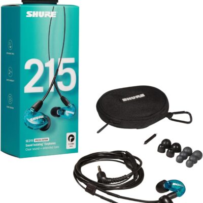 Shure SE215SPE Blue Sound Isolating Earphones