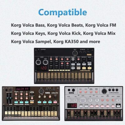 9V Power Supply Compatible with Korg Volca Syth Bass Beats Rhythm, FM Keys Loop, Synthesizer, Kick, Mix, Sample KA350 KROSS-61 KROSS-88 Replace Korg Volca Power Cord