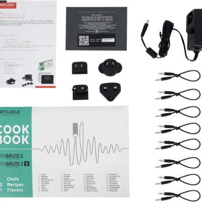 71wr IV9EGL. AC SL1500 Arturia Minibrute 2S NOIR USB MIDI Analog Sequencer Synthesizer Bundle: Step-Based Modular Synth with 48-Point CV Patchbay, AIR-BENCH Adjustable Keyboard Chair, 2-items