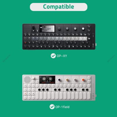 GEEKRIA Hard Shell Travel Case Compatible with Teenage Engineering OP-1 Field/OP-1/ OP-XY Portable Synthesizer, Audio Sampler Carrying Bag (Dark Gray)