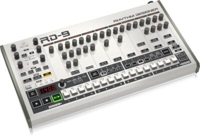 Behringer RHYTHM DESIGNER RD-9 Classic Analog/Digital Drum Machine with 11 Drum Sounds, 64-Step Sequencer, Wave Designer and Dual-Mode Filter