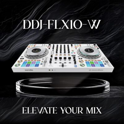 Pioneer DJ DDJ-FLX10 Limited Edition – 4-channel DJ controller for Rekordbox & Serato – White