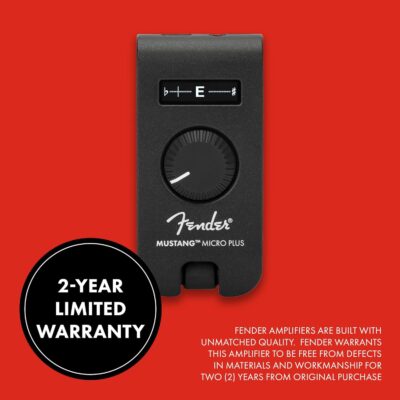 71xAPbxKZyL. AC SL1500 Fender Mustang Micro Plus Headphone Amplifier, Bluetooth Audio Streaming and 50 Amp and Effects Models, with 2-Year Warranty