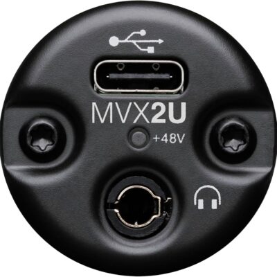71xNUFgfcOL. AC SL1500 Shure MVX2U XLR-to-USB Interface with Headphone Jack, 60dB Gain, Zero-Latency Monitoring, 48V Phantom Power, ShurePlus App, USB-C Cable